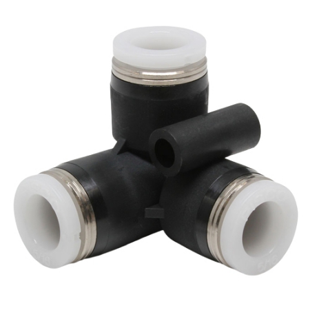 Đầu nối khí nén - khớp nối 3 cổng dạng khuỷu tay Pisco PVU5/16 Đầu nối khí nén - khớp nối 3 cổng dạng khuỷu tay Pisco PVU5/16